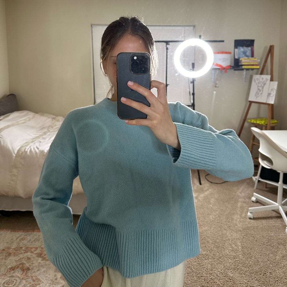 & other stories relaxed fit knitted sweater